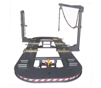 Machine de redressage de carrosserie WT WT-200 avec poste de construction en acier, table de travail 5600x2100mm, gris, 2300KG, garantie 1 an, équipement de carrosserie