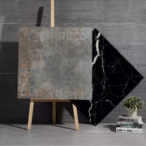 Carreaux de sol en porcelaine effet marbre brillant, design marbre original, vente flash, aspect marbre naturel, 1200x1200mm, pour hall. - Product Image 3