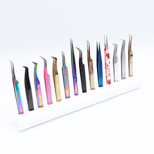 แหนบต่อขนตาเคลือบสีดำพลาสม่าแหนบเพิ่มความยาวขนตา - Product Image 2