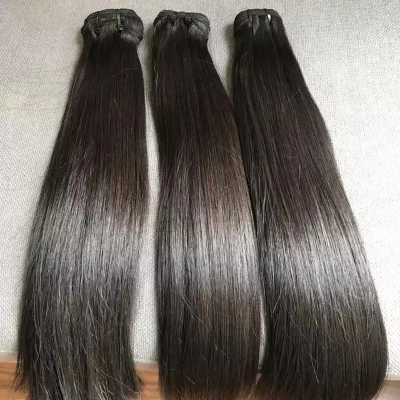 Hot Sell Double Drawn Bone Straight Hair Bundles Double Drawn Wholesale Vietnamese Human Long Hair Extensions 8-32 inches