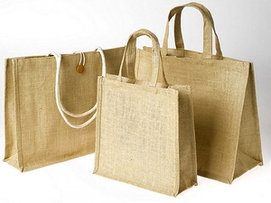 Jute Handled Drawstring Tote <b>Bag</b> / Natural Canvas Sacks Double Draw String <b>Bags</b> / Beach & Lunch <b>Bags</b> for Women - Product Image 5