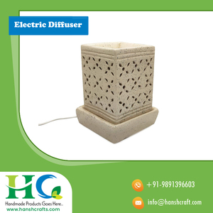 <b>Ceramic</b> Electric Essential Oil <b>Diffuser</b> |Handcrafted Aroma Oil Burner for Home Office Spa Yoga Relaxation Decor Wellness Therapy - Product Image 6
