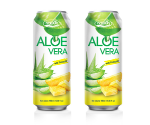 Jugo de Aloe Vera Orgánico NAWON 500ml, Sabor Piña, Recién Exprimido, 70% de Pureza, 10 Brix, 18 Meses de Caducidad, Venta al Por Mayor - Product Image 1