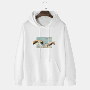 Good High Best 2025 Vintage Men Hoodie Manufacturer Clothing Customize Pattern <b>Label</b> Blank Full Sweatshirt Hoodies - Product Image 4