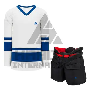2025 Top Design Hockey sur glace uniforme hommes maillots de Football garçons filles Sublimation impression vêtements sans manches uniforme de Hockey sur glace - Product Image 1