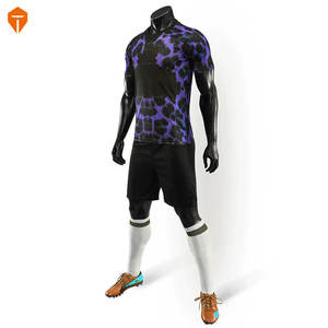 21-22 new version blue Soccer Wear Soccer Uniforms for Team Quick Dry top class Thai quality jersey football training wear - Product Image 6