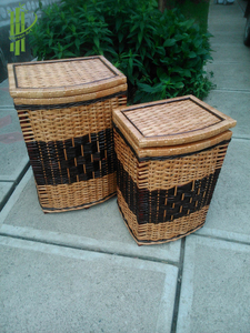 <b>Storage</b> box bin is made by rattan and bamboo - Product Image 3