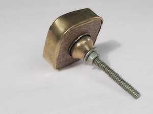 Meilleur prix pierre blanche incrustation métal porte armoire boutons laiton or os finition cuisine salon parc tiroirs hôtel utilisation - Product Image 4