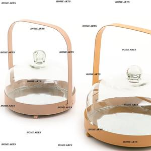 Soportes para servir chocolates de forma redonda de diseño fantástico con tapa de vidrio Soportes para servidores de chocolates de la mejor calidad - Product Image 4