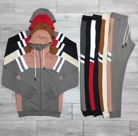 Chándal Deportivo Unisex para Adultos, Color y Talla Personalizables, Transpirable, Antibacteriano, Resistente al Viento, Poliéster/Algodón con Logotipo Personalizado