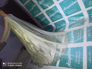 Impresionante Vestido de Novia Largo Hasta el Suelo con Cuentas de Cristal y Pedrería Bordada, Vestido de Boda Indio - Product Image 5