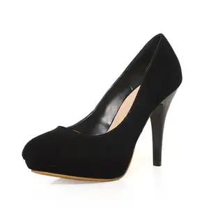 Escarpins à talons hauts pour femmes Chaussures de mode avec couleur noire attrayante Escarpins fantaisie pour femmes Chaussures de soirée Sandales de luxe