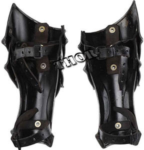 18 Ga Armure Médiévale en Acier avec Epaulière Bande de Cuir Plaqué Personnalisé Costume Reconstitution Artisanat Logo Application - Product Image 6