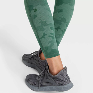 Wholesale Best Selling 100% Top Good Quality Custom logo Printed Two Piece Women <b>Leggings</b> And Bra Sets - Product Image 6