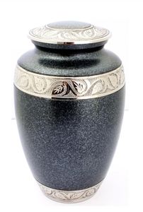 Belle urne de crémation gravée pour adulte émail blanc fini urne pour adulte pour cendres humaines fournitures funéraires en gros au meilleur prix - Product Image 5