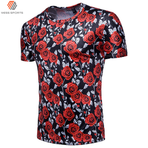 Fashionable Men Outdoor Wear Sublimated Direct High Quality Custom 3D Sublimate Print T Shirt for Men With <b>Logo</b> - Product Image 3