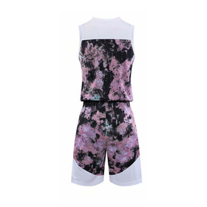 Ensemble d'uniformes de basketball à séchage rapide et antibactériens, en tissu respirant, avec impression personnalisée du logo et du nom, couleur sur mesure, grandes tailles - Product Image 6