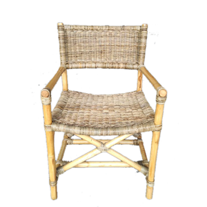 เก้าอี้หวายไม้ไผ่สไตล์โมเดิร์นสำหรับใช้ในบ้าน สำนักงาน หรือห้องนั่งเล่น เฟอร์นิเจอร์สไตล์ดั้งเดิมสำหรับใช้ทั้งภายนอกและภายใน - Product Image 1