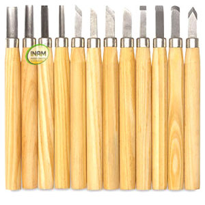 ด้ามจับเครื่องมือตกแต่งด้วยมือทำจากไม้ที่สวยงามและมีดีไซน์ - Product Image 1