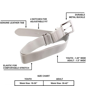 TRQSONS-Cinturón de béisbol para niños, niñas y adultos, ajustable - Product Image 3