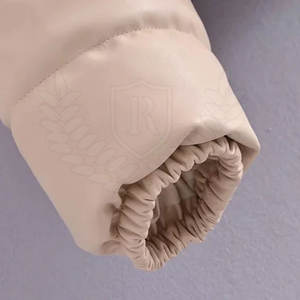 Chaqueta Acolchada Gruesa de Invierno para Mujer, con Capucha, Cierre Completo, Transpirable, Tejido Acabado - Product Image 5