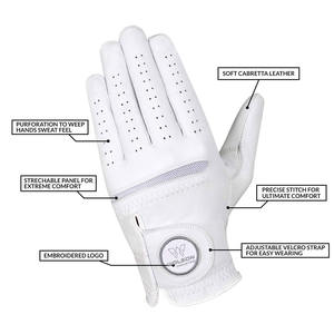 Guantes De <b>Golf</b> <b>Gloves</b> New Design Sheepskin Custom Cabretta Leather <b>Golf</b> <b>Glove</b> Cabretta Leather Professional <b>Golf</b> <b>Gloves</b> Unisex. - Product Image 5