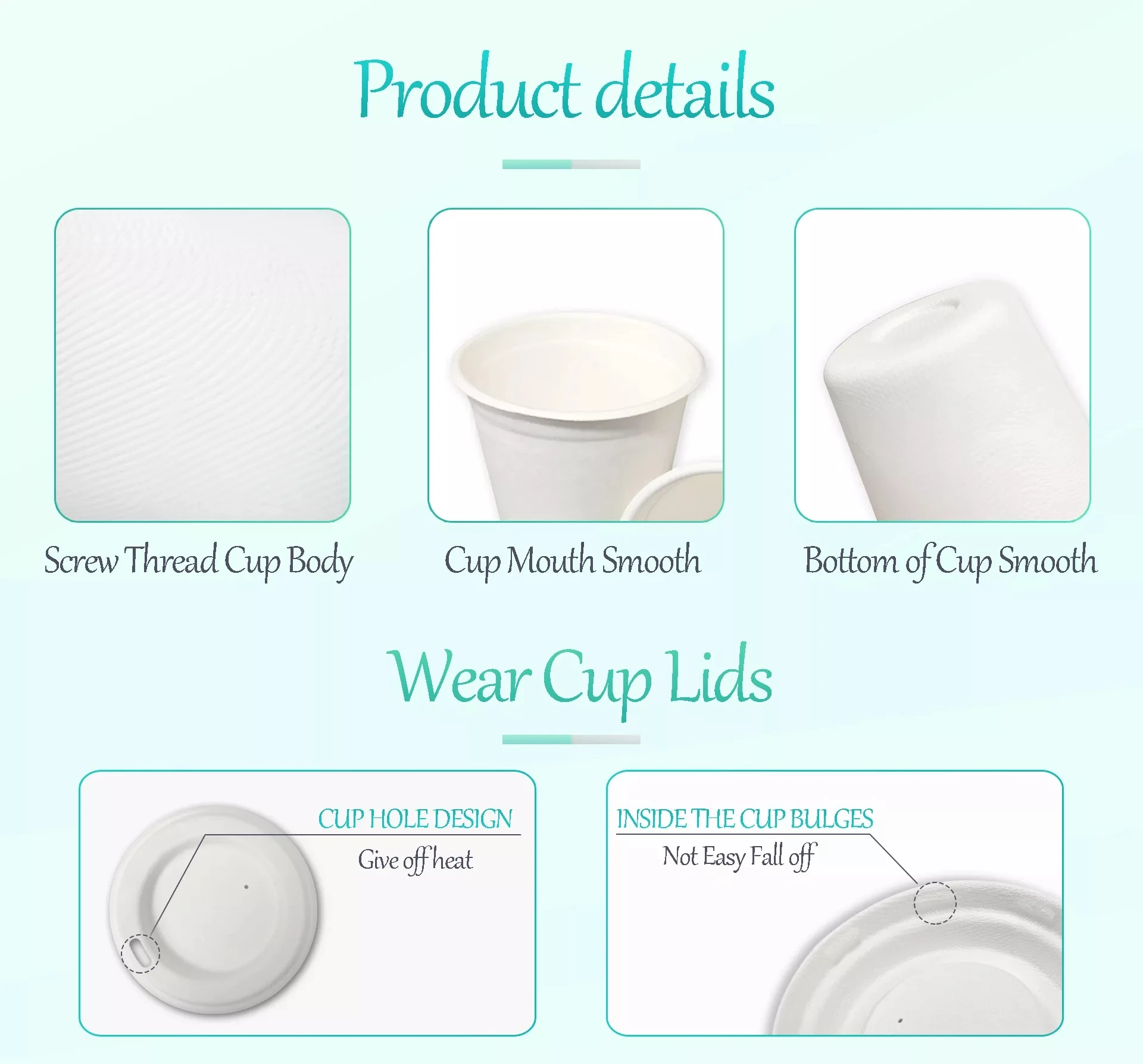 90mm Stopper Plug Lids No Cancer Chemicals Wholesale Coffee Flat Lid Disposable Cup Cover