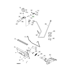 JD Tractor Tornillo Número de pieza 14M7274 Reemplazo de alta calidad Componente resistente Equipo agrícola OEM duradero Acero inoxidable - Product Image 5
