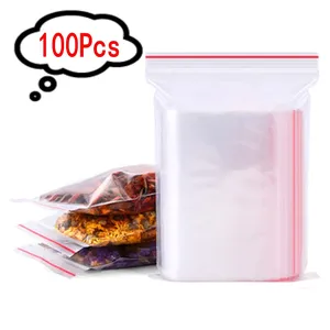 Custom PE Food Zipper Clear Print Stand Up Pouch Zip Lock Packaging Plastic Transparent Bag with Zipper Top Vietnam Supplier