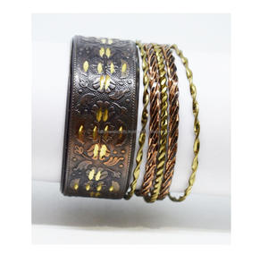 2023 bijoux calendrier de l'avent pour femmes adultes filles Mx couleurs bras manchette bracelet en laiton noir Costume bijou pour famille chrétienne - Product Image 1