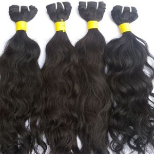 Paquets de cheveux Remy indiens vierges Extensions de cheveux humains bruts à cuticule alignée - Product Image 3