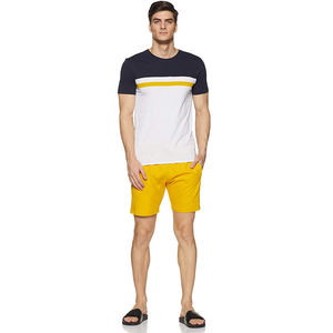 Ensemble de vêtements de sport en coton pour homme, Short et chemise, Logo personnalisé, pour la course à pied, ensemble court, été, - Product Image 6