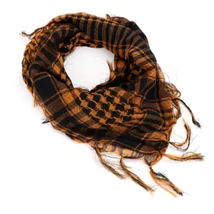 Shemagh-bufanda de estilo árabe para hombre, hiyab, Coyote, de alta calidad