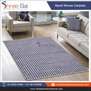 Ensemble de tapis mur à mur en coton laine vintage fait à la main brodé avec texture en qualité standard Style vintage élégant - Product Image 5