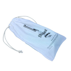 Bolsa con cordón de muselina de lona de algodón con logotipo personalizado y cierre de terciopelo, función lavable para compras y regalos - Product Image 5