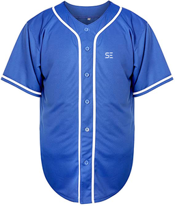 Maillot de baseball par sublimation et broderie Vêtements de baseball imprimés à la mode pour adultes personnalisés Maillot de baseball en gros - Product Image 2