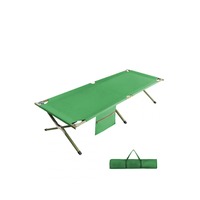 Cama Plegable de Aluminio de Diseño Moderno, Origen Turco, con Bolsa de Transporte, Económica, Fácil de Plegar, para Campamento, Hostal, Verificada por Alibaba