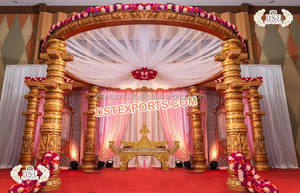 Mandap de boda de los Estados Unidos, el más reciente, de la India del Sur, con Dom Grand, para decoración de bodas - Product Image 2