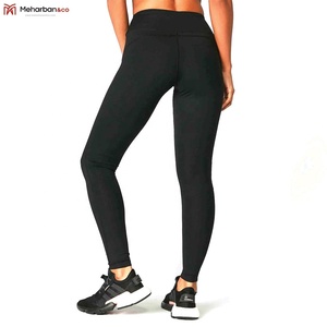 Leggings personnalisés bon marché pour femmes, vêtements de Fitness, collant de Yoga, taille haute, avec poches extérieures et Logo - Product Image 3