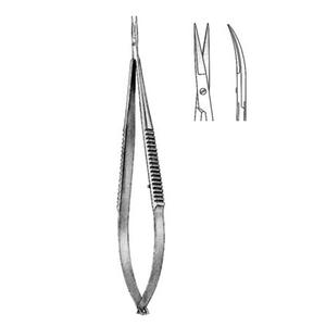 Tijeras Microquirúrgicas Manuales Reill con Resorte, Instrumentos de Microcirugía de Alta Calidad, Acero Inoxidable Premium, Certificación CE Clase I - Product Image 2