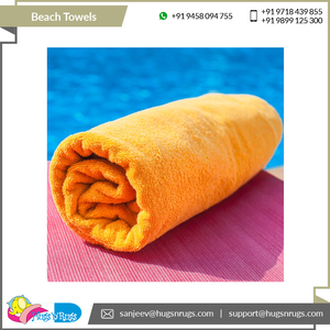 ผ้าขนหนูชายหาดเนื้อนุ่มลายสะดุดตาสำหรับเล่นกอล์ฟชายหาดจากอินเดีย - Product Image 3