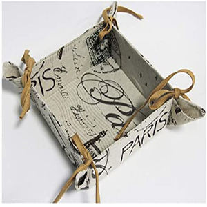 Corbeille à pain en coton delhi - Product Image 3