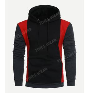 Offre Spéciale Sweat-shirt à capuche personnalisable avec panneau coupé et cousu pour hommes Motif imprimé en polyester/coton de haute qualité - Product Image 1