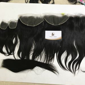 Film Lace Frontal Closure 4x4 13x6 — meetu, cheveux naturels vierges, Transparent, prix d'usine - Product Image 2