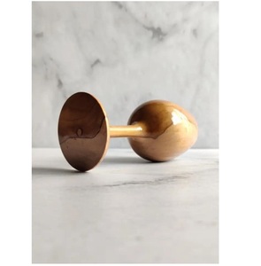 ไม้สักธรรมชาติไม้เบียร์แก้วไม้ดื่มแก้วผลิตภัณฑ์ขายร้อนไม้แก้วที่ทำด้วยมือสำหรับบ้านโรงแรมและร้านอาหาร - Product Image 4