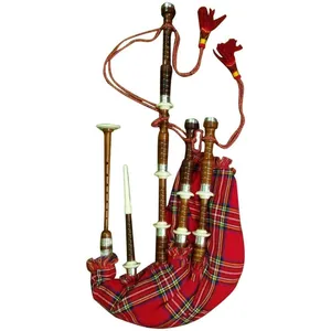 La grande tradizione professionale dell'altopiano Blackwood Bagpipe scozzese Bagpipe Mix in legno di rosa monta facile, medio, sintonizza disponibile