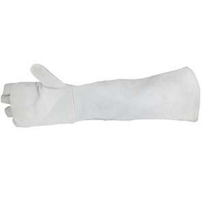 Guantes de soldadura Tig de mano larga de Pakistán Guantes de seguridad de cuero resistentes al calor y anticorte para trabajadores de soldadores - Product Image 5