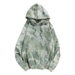 Sudaderas con capucha Tie Dye Unisex del fabricante 100% algodón estilo Hip Hop ropa de invierno impresa personalizada para hombres y mujeres - Product Image 3