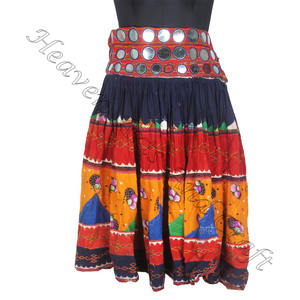 Jupe longue ethnique brodée à la main, Banjara Vintage, inde, Kuchi, Boho, nouvelle collection - Product Image 2