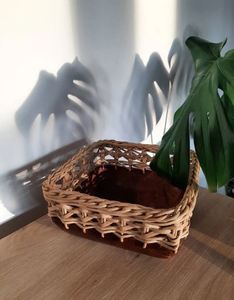 ชามเสิร์ฟอาหารตาข่ายหวายโบราณทำจากธรรมชาติเหมาะสำหรับการผสมในงานแต่งงานและห้องครัวของโรงแรม - Product Image 2